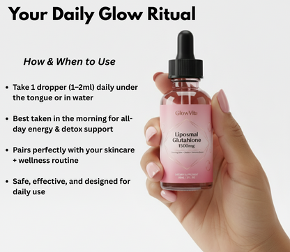 Liposomal Glutathione - Glow From Within in Just 2 Weeks